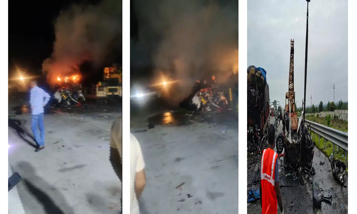 Wardha: 6 Dead In Truck-Car Collision On Samruddhi Expressway Wardha: 6 Dead In Truck-Car Collision On Samruddhi Expressway
