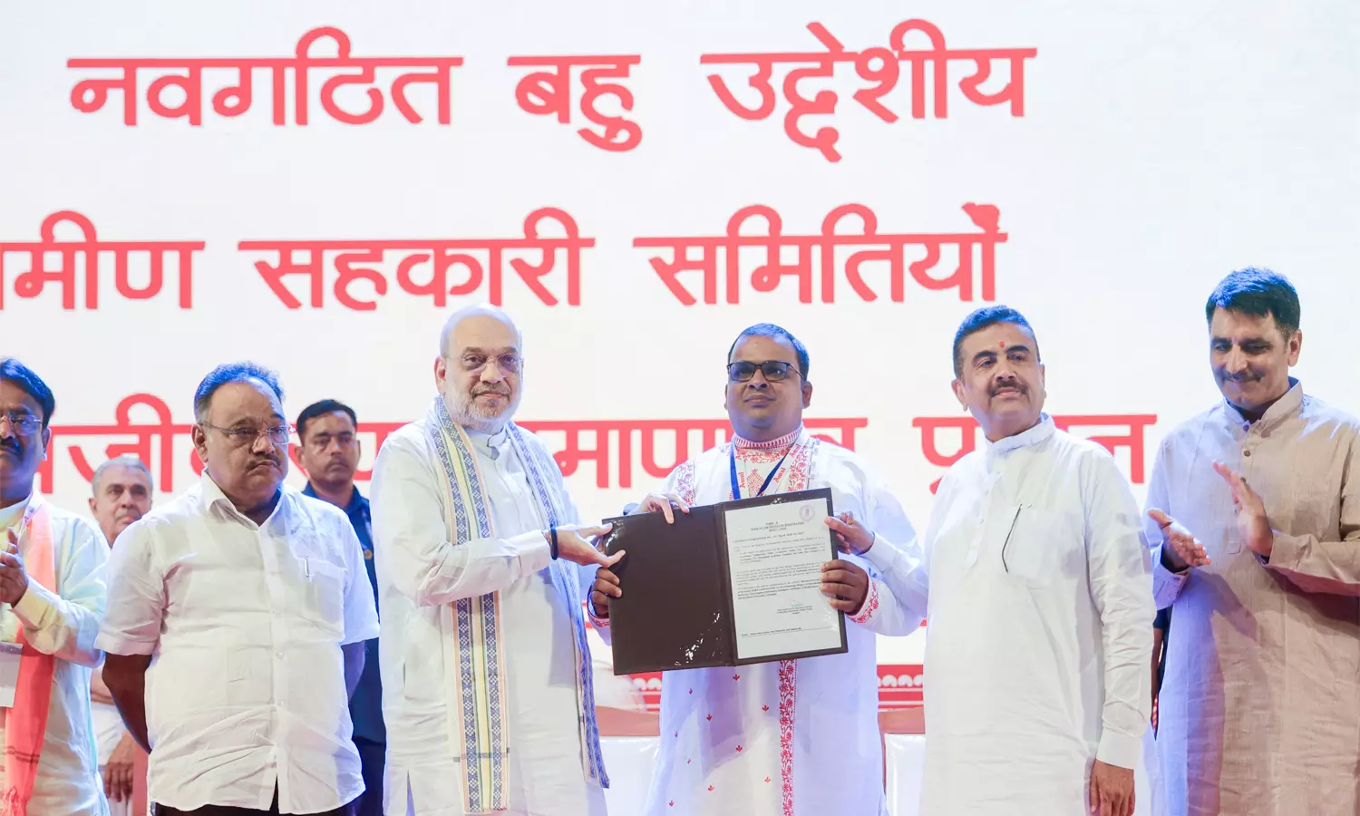 Amit Shah Lays Foundation for Worlds Largest Curd Plant In Kolkata Amit Shah Lays Foundation for Worlds Largest Curd Plant In Kolkata