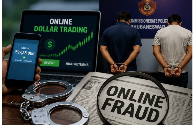 Two Arrested for Rs 97.28 Lakh Online Dollar Scam