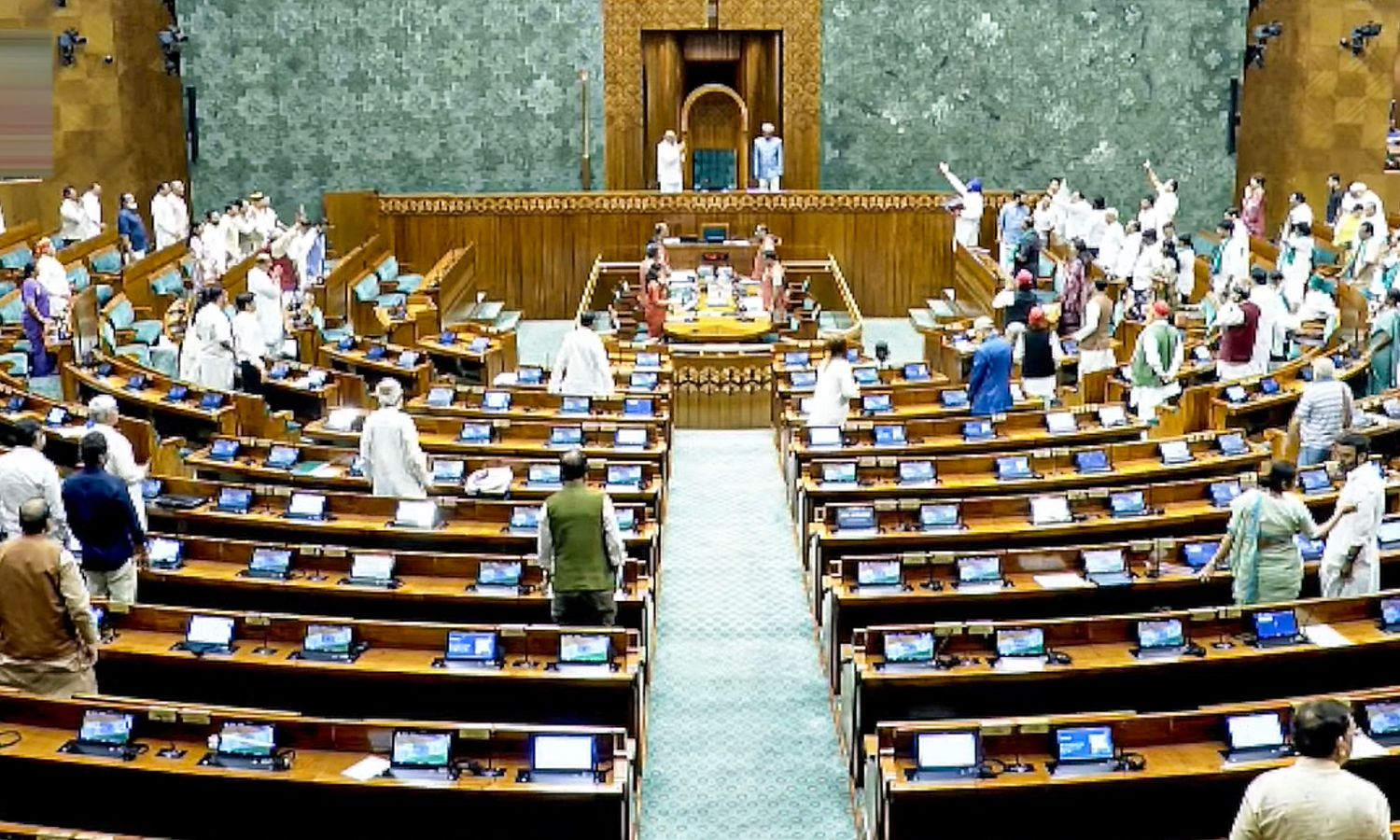 Protests, Disruption Mar Opening Day Of Monsoon Session in Both Houses