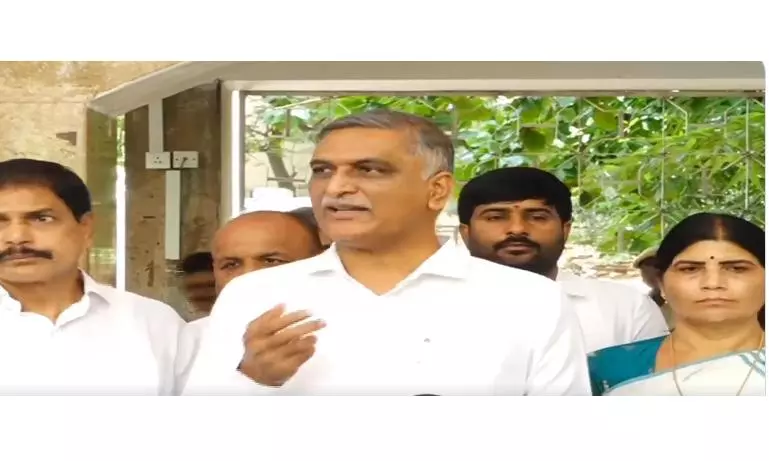 Harish Demands Action Over Botched Caesareans at Banswada Hospital Harish Demands Action Over Botched Caesareans at Banswada Hospital