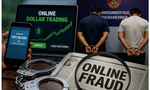 Two Held for Rs 97.28 Lakh Online Dollar Trading Scam Two Held for Rs 97.28 Lakh Online Dollar Trading Scam