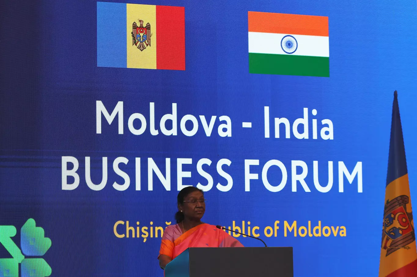 Prez Murmu Invites Moldovan Businesses to Explore Opportunities in India Prez Murmu Invites Moldovan Businesses to Explore Opportunities in India