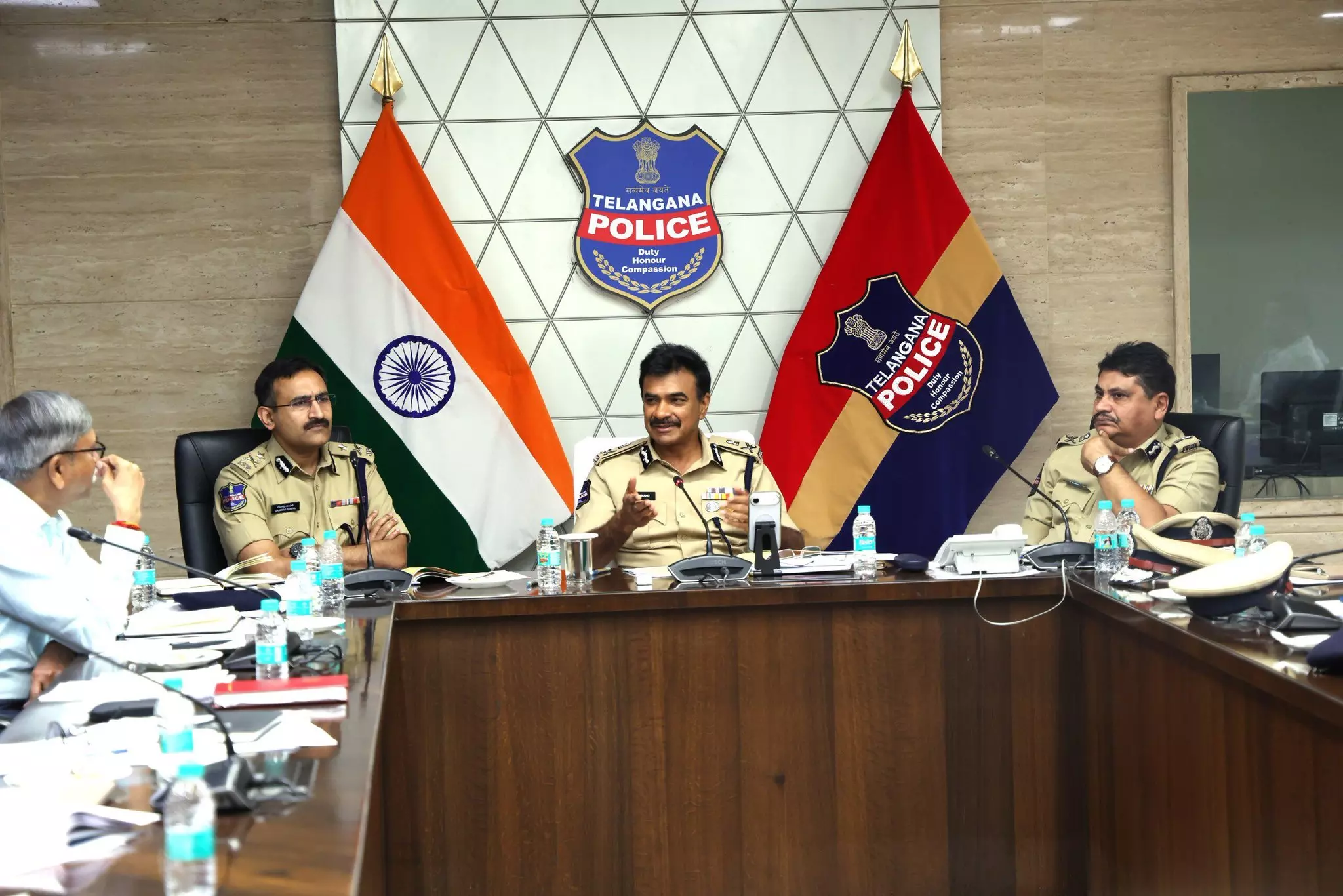 Anand Reviews Police Welfare, Bhadrata and Health Protection Services Anand Reviews Police Welfare, Bhadrata and Health Protection Services