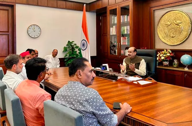 Rahul Gandhi Demands Parliament Debate on NEET Brutality Rahul Gandhi Demands Parliament Debate on NEET Brutality