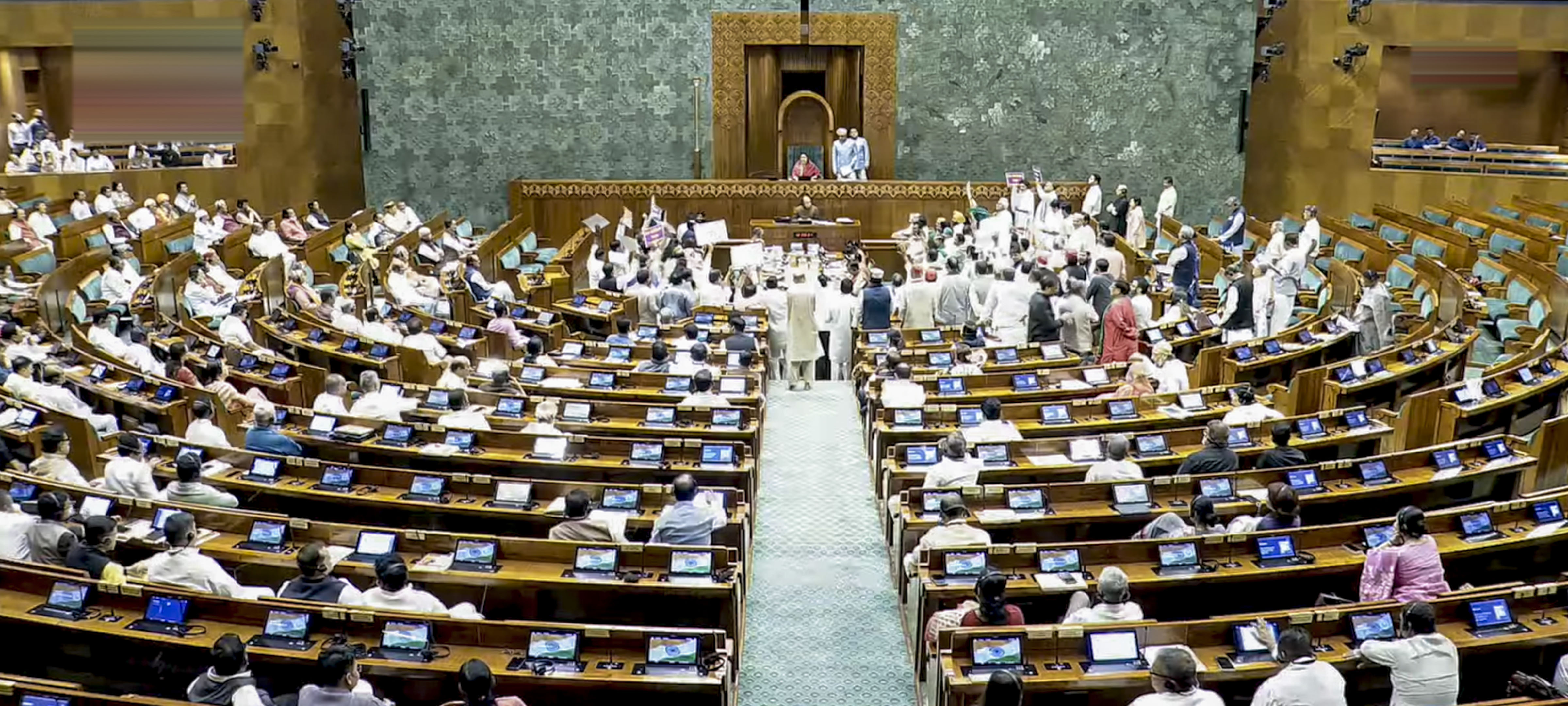 Parliament Proceedings In Monsoon Session Adjourned Till Tomorrow