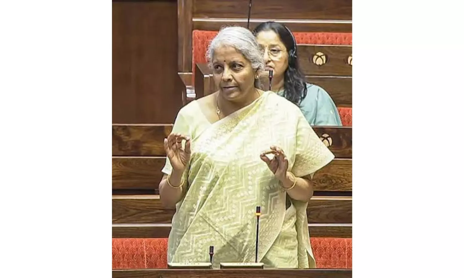 Rupee Value Is Market-determined, Says FM Rupee Value Is Market-determined, Says FM