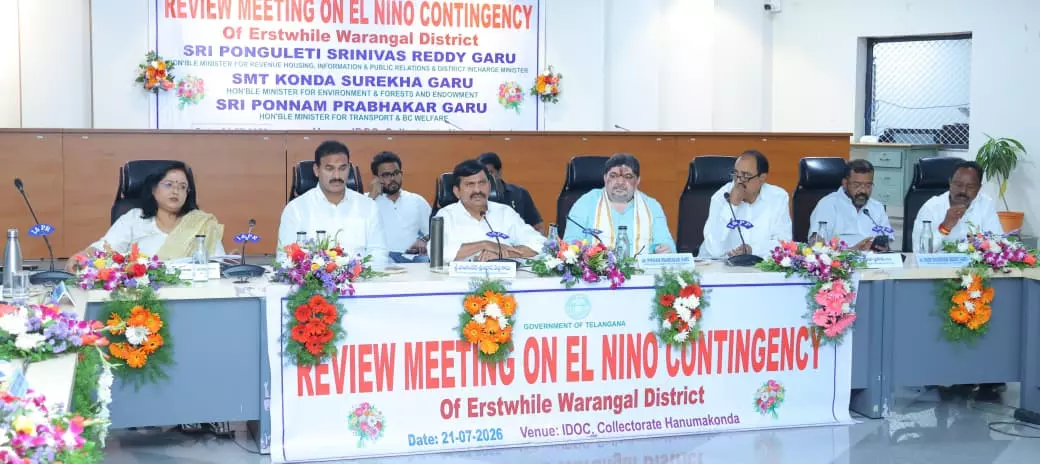 Telangana: No Need For Panic Over El Nino, Says Minister Ponguleti Telangana: No Need For Panic Over El Nino, Says Minister Ponguleti