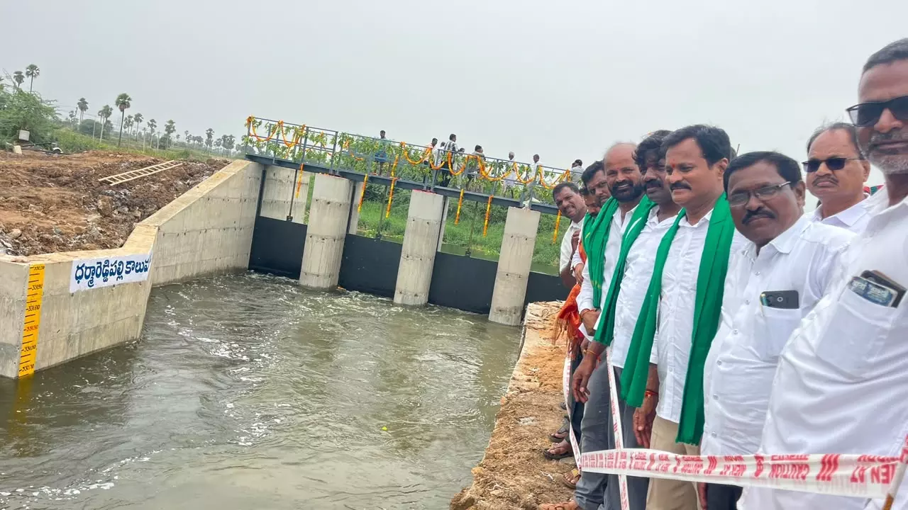 Revanth Reddy’s Promise on Dharmareddy Canal Fulfilled; Water Released Revanth Reddy’s Promise on Dharmareddy Canal Fulfilled; Water Released