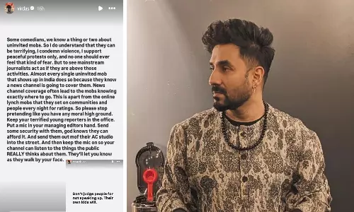 Vir Das Questions Live Artists For Not Supporting Students Protest Vir Das Questions Live Artists For Not Supporting Students Protest