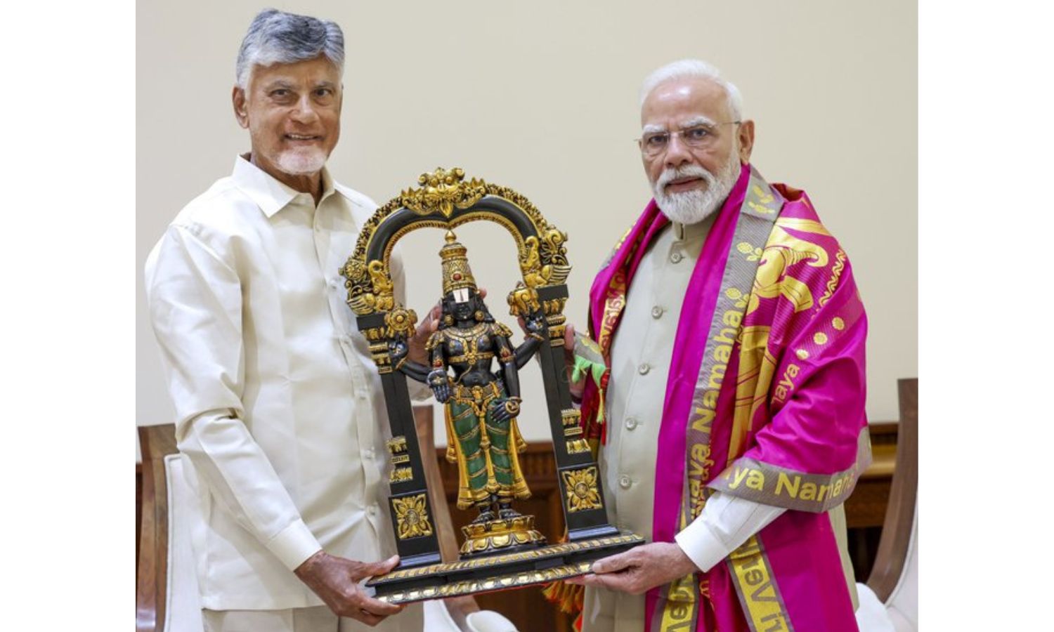 Naidu Meets Modi in New Delhi