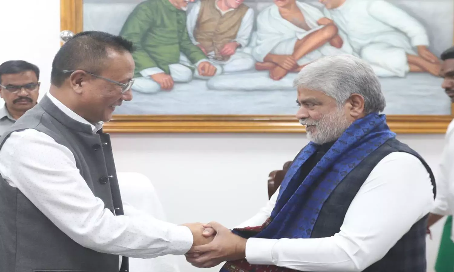 Mizoram, Telangana Speakers Discuss Legislative Cooperation Mizoram, Telangana Speakers Discuss Legislative Cooperation