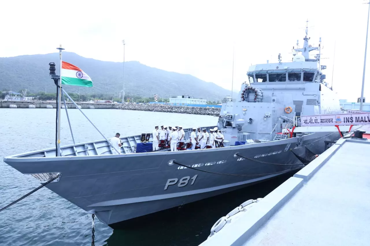 INS Malvan Joins Navy’s Anti-submarine Fleet INS Malvan Joins Navy’s Anti-submarine Fleet