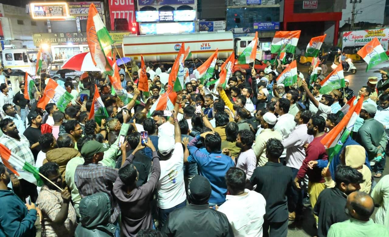 Congress Protests Rahul Gandhi's Arrest in Telangana