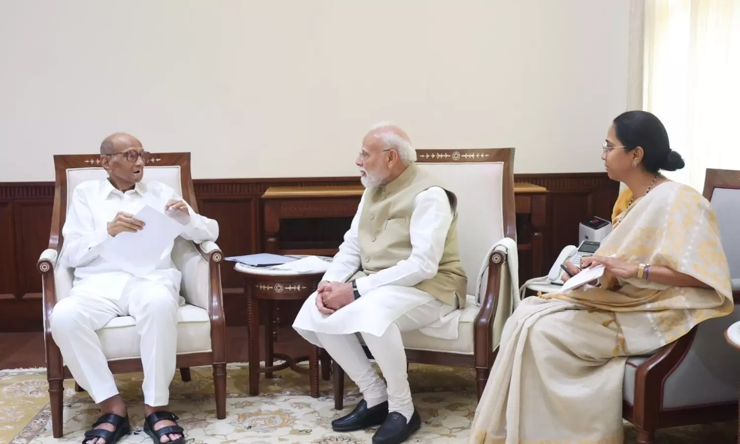 Pawar-Modi Meet Revives NDA Buzz Pawar-Modi Meet Revives NDA Buzz