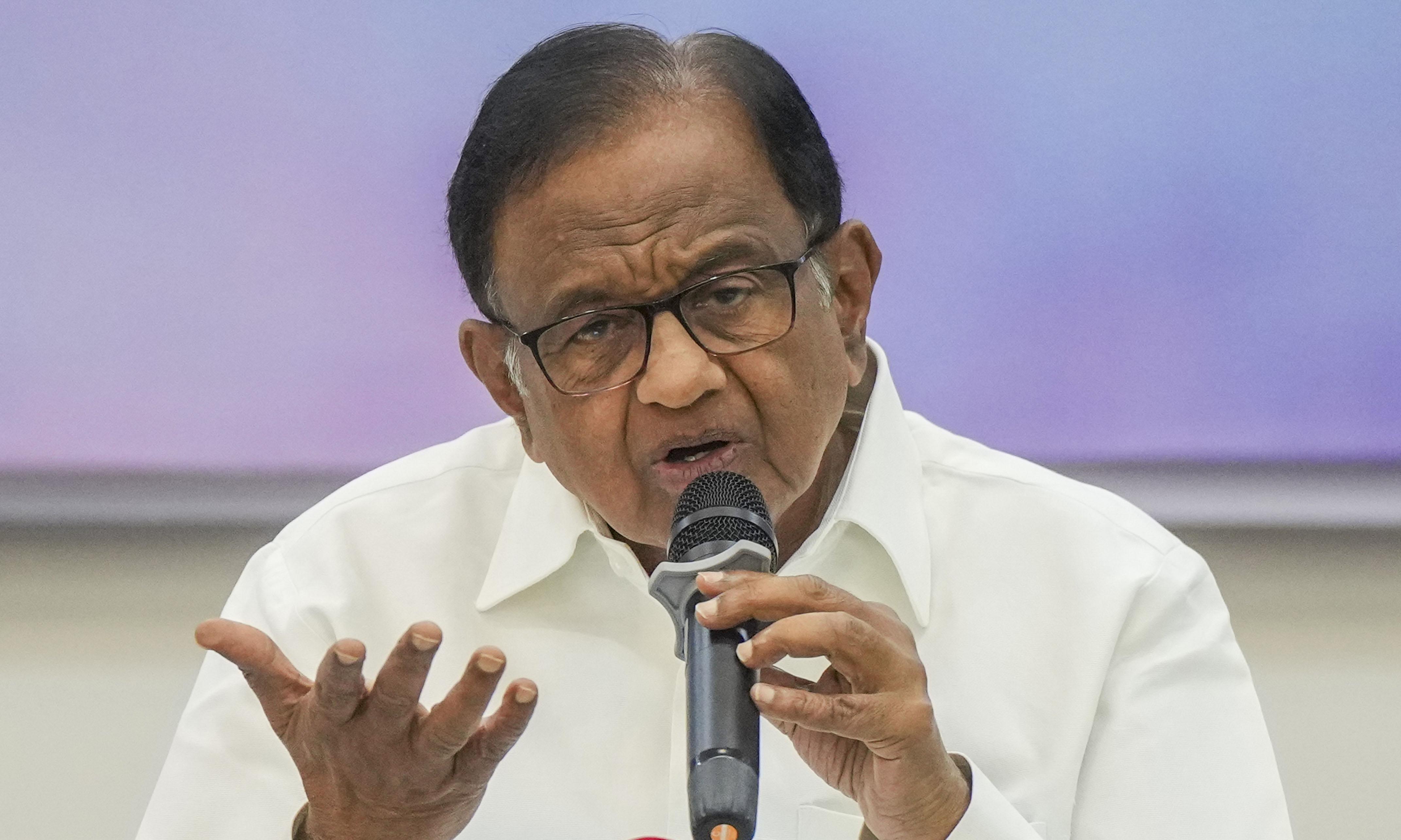 Chidambaram Asks Why Pradhan Won't Resign Voluntarily to Defuse Crisis