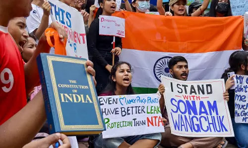 Hindus for Human Rights Activists Rally in New York, San Jose Supporting Wangchuk