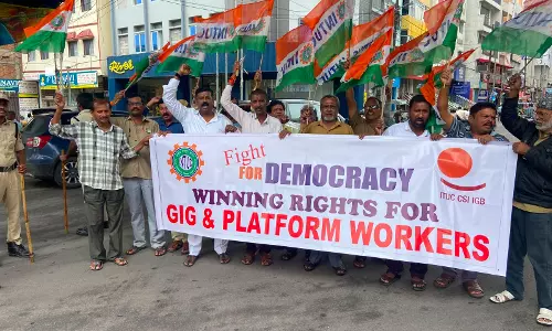 Gig Workers’ Flash Strike Hits Services in Hyderabad