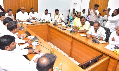 Govt Reviews Arrangements for PM’s Visit to Bhogapuram for Airport Launch Govt Reviews Arrangements for PM’s Visit to Bhogapuram for Airport Launch