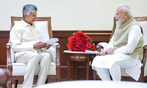CM Naidu Invites PM for Bhogapuram Airport Inauguration CM Naidu Invites PM for Bhogapuram Airport Inauguration