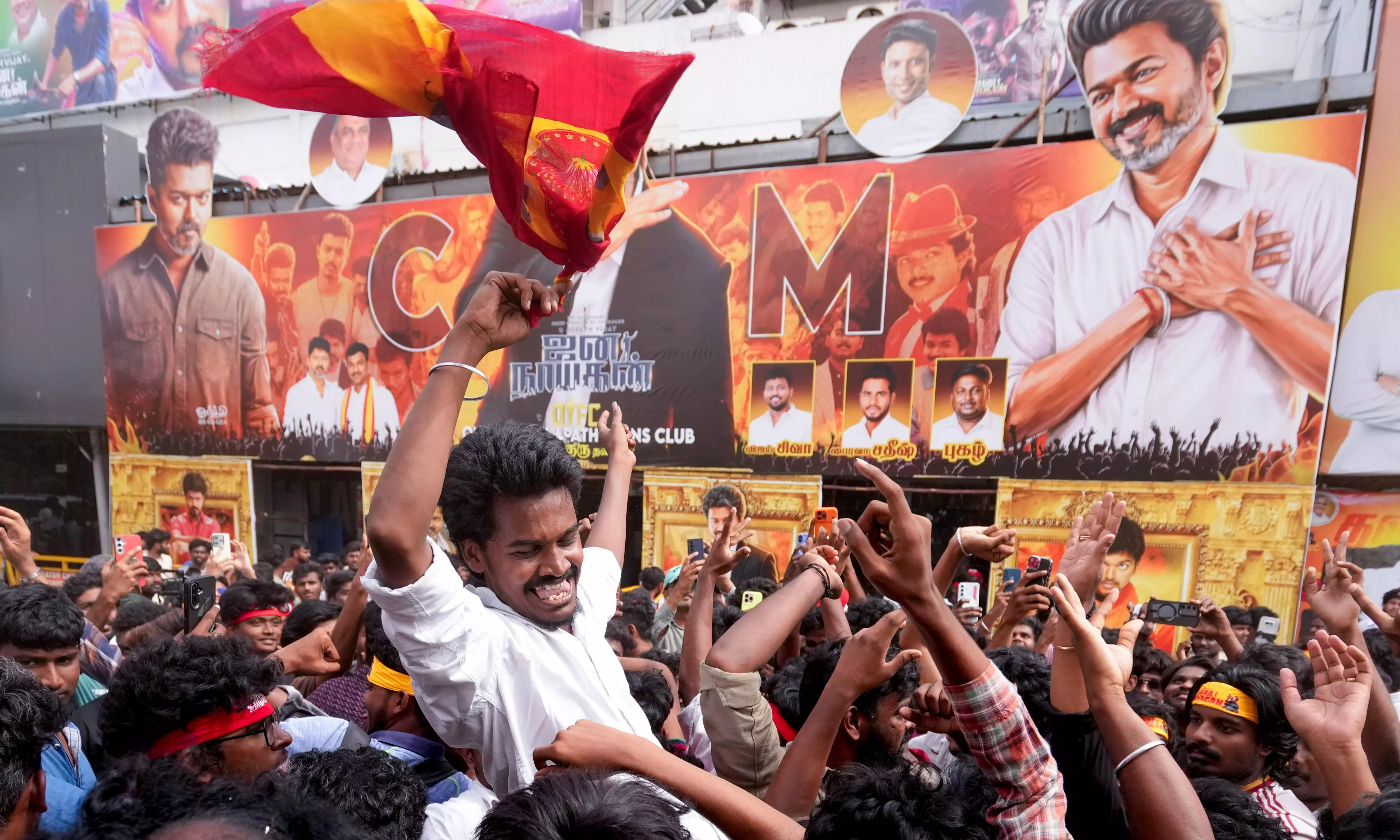 Vijays Final Bow: Jana Nayagan Sparks Carnival-Like Celebrations Vijays Final Bow: Jana Nayagan Sparks Carnival-Like Celebrations
