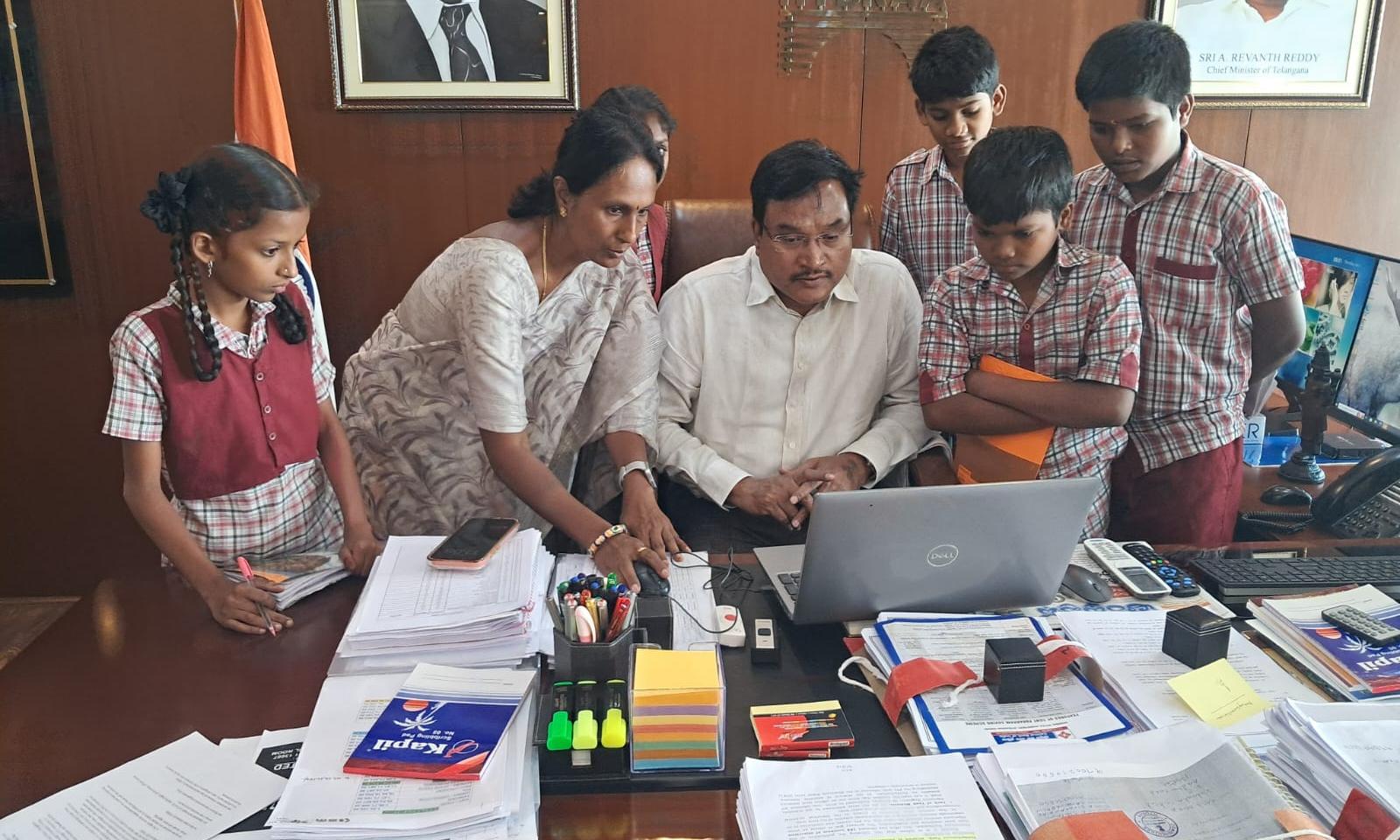 School Students’ Research Finds Lakes In Hyderabad Is Shrinking In Size