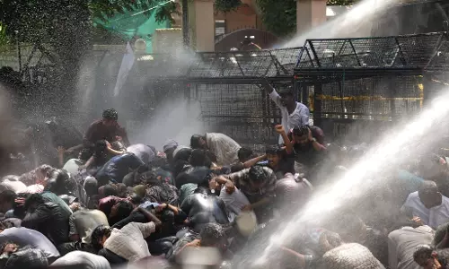 SFI Organises Protests Across Kerala Demanding Dharmenra Pradhan’s Resignation