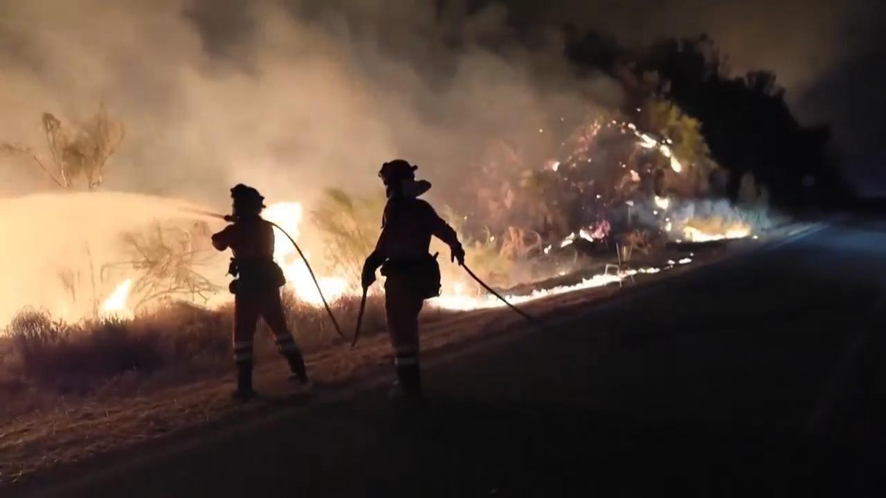 Wildfires Rage in Spain and France