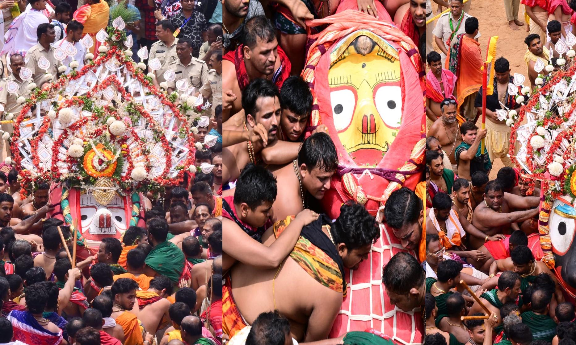 Lord Jagannath's Bahuda Yatra Begins in Puri