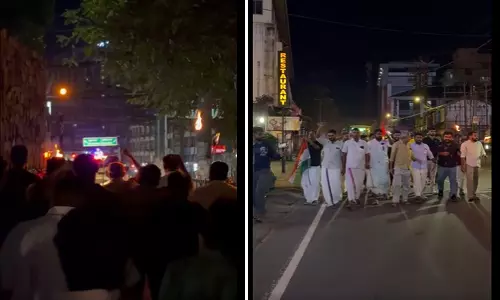 Youth Congress Activists Protest Over NEET Irregularities