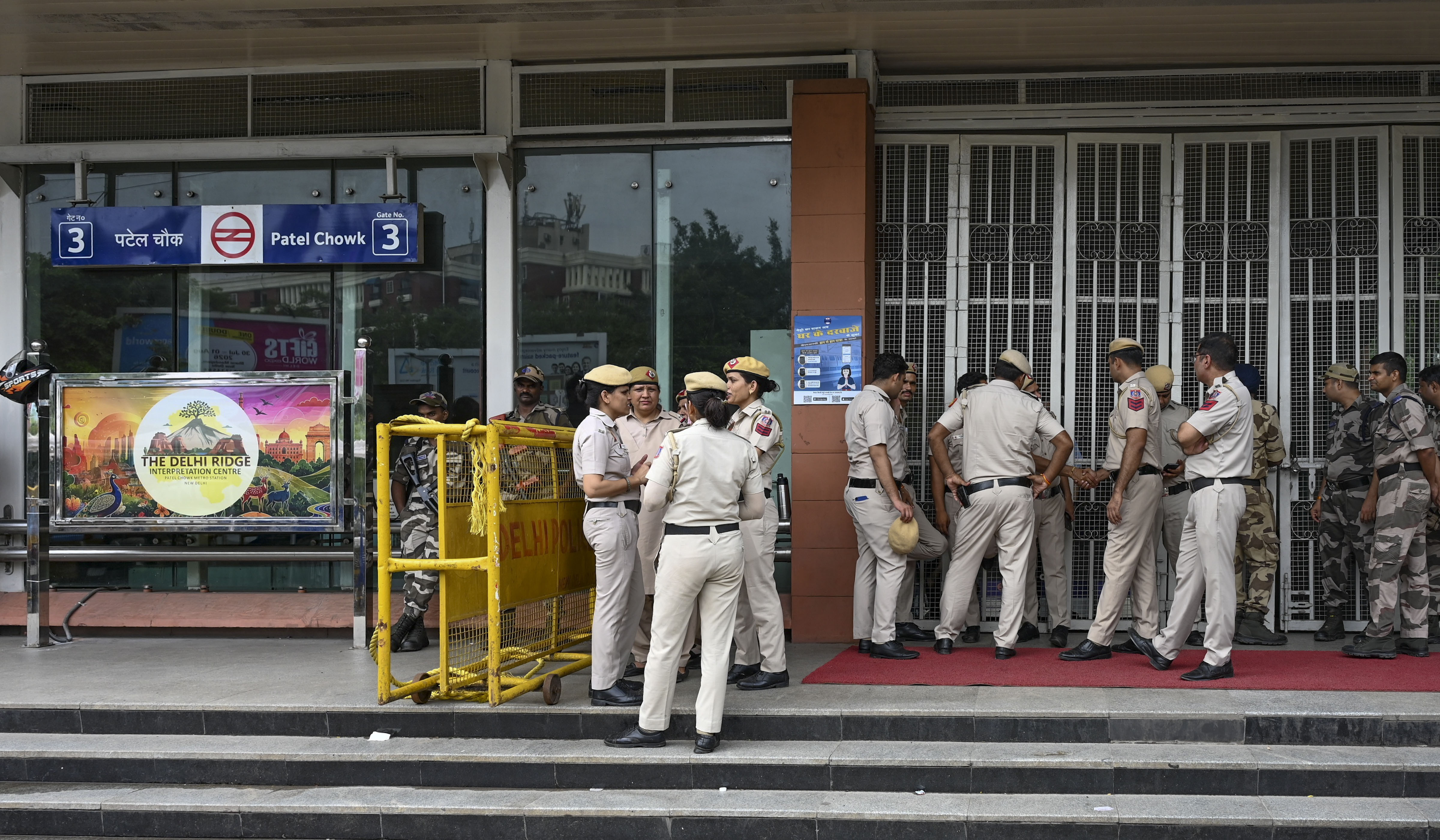 18 Delhi Metro Stations Shut Until Further Notice in View of Security