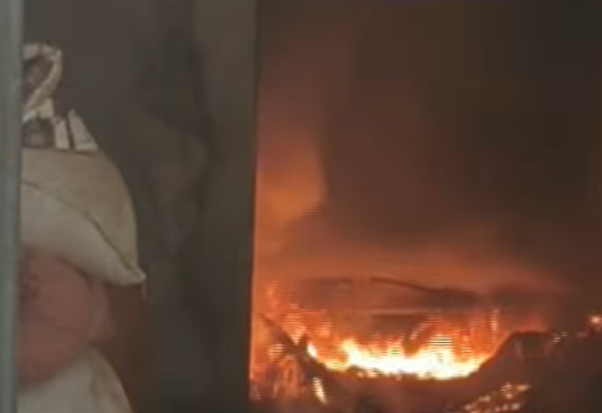 Major Fire Breaks out at Kurnool Estate, No Casualties Reported