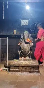 Karnataka: Sparsha Pooja Of Gokarna Mahaganapati Stopped For Devotees Karnataka: Sparsha Pooja Of Gokarna Mahaganapati Stopped For Devotees