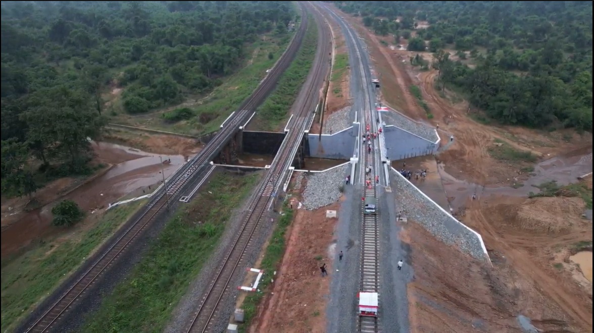 Kazipet–Vijayawada Triple Railway Line Project Nears Completion