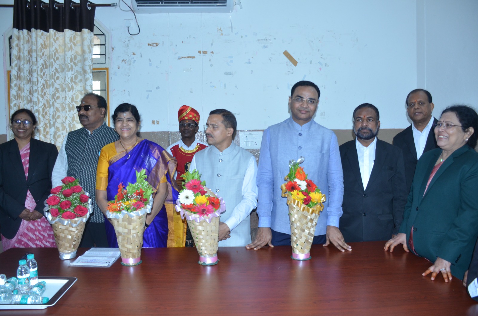 High Court Judges Interact With District Officials In Nizamabad