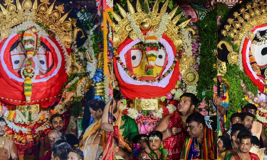 Golden Splendour Unfolds In Puri As Lord Jagannath And Siblings Dazzle In Divine Suna Besha