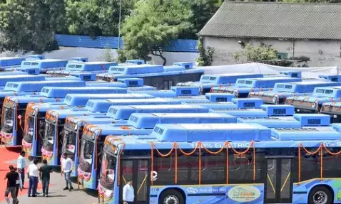 Vizag To Get 100 E-Buses Under PM E-Bus Sewa Vizag To Get 100 E-Buses Under PM E-Bus Sewa