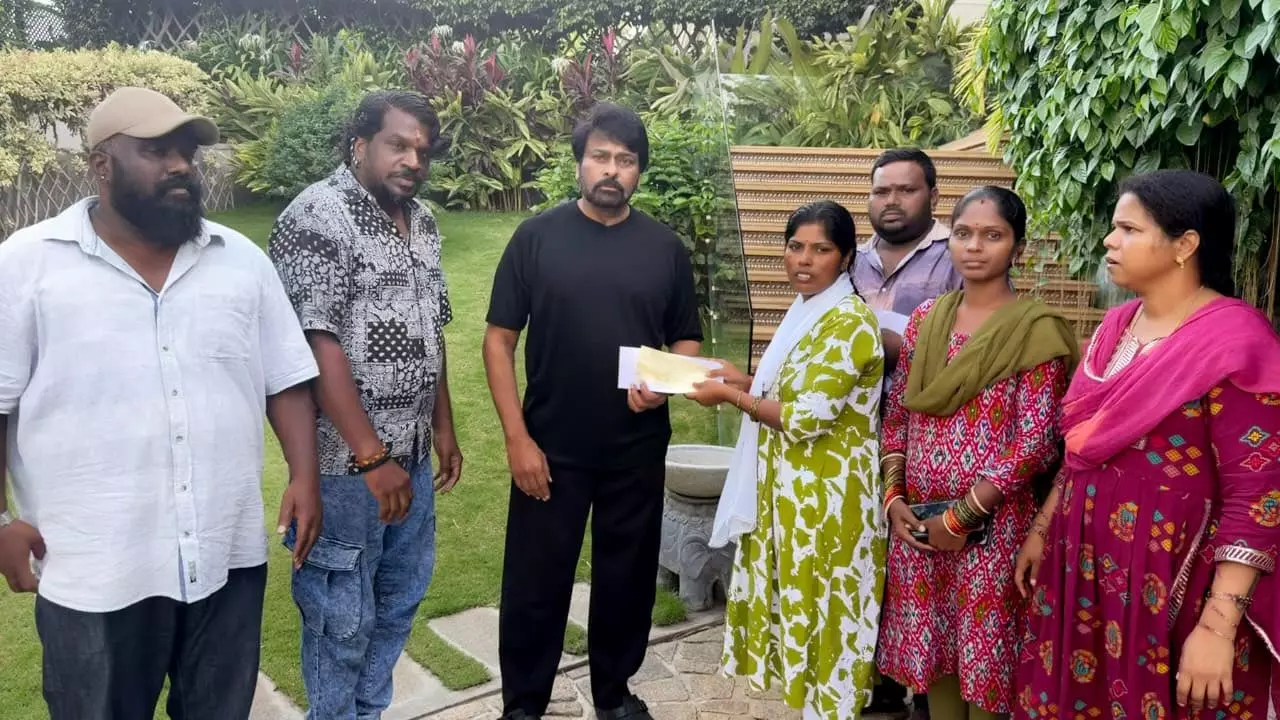 Chiranjeevi Extends Help to Gabbar Singh Actor Chiranjeevi Extends Help to Gabbar Singh Actor