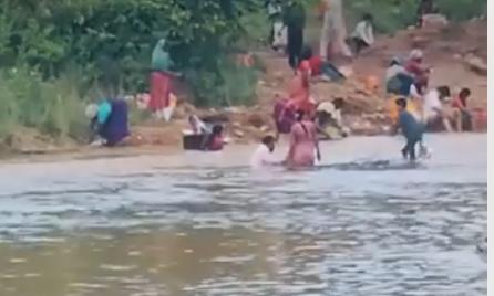 Diamond Hunt Draws Hundreds to Nallamala Forest Streams in Nandyal