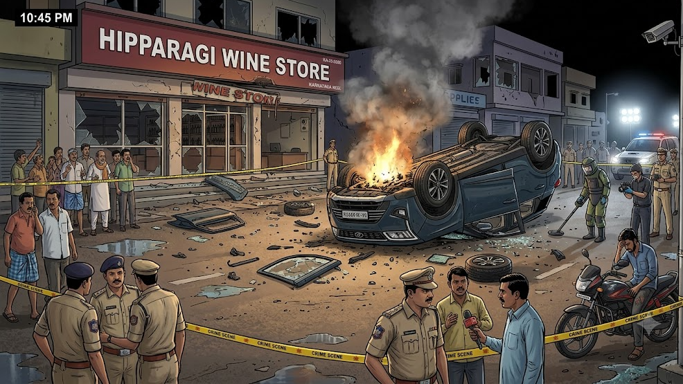 Car Explosion in Bagalkot Triggers Panic