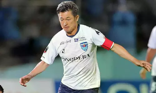 Japan Great King Kazu Miura Scores First Competitive Goal After 4 Years at 59