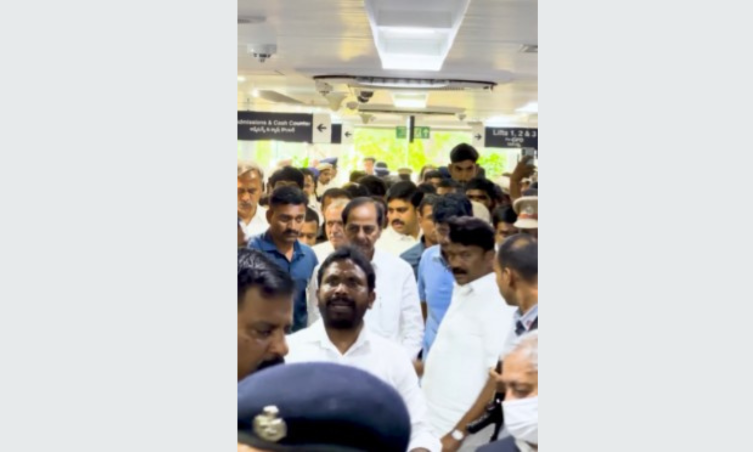 KCR Visits Family of Ailing BRS Leader Peddi Sudharshan Reddy