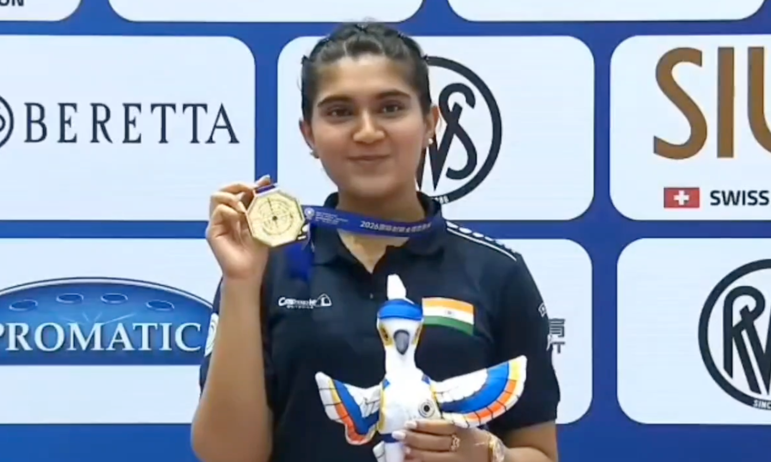 Esha Strikes Gold, Manu Claims Bronze in Women's 25m Pistol at ISSF World Cup