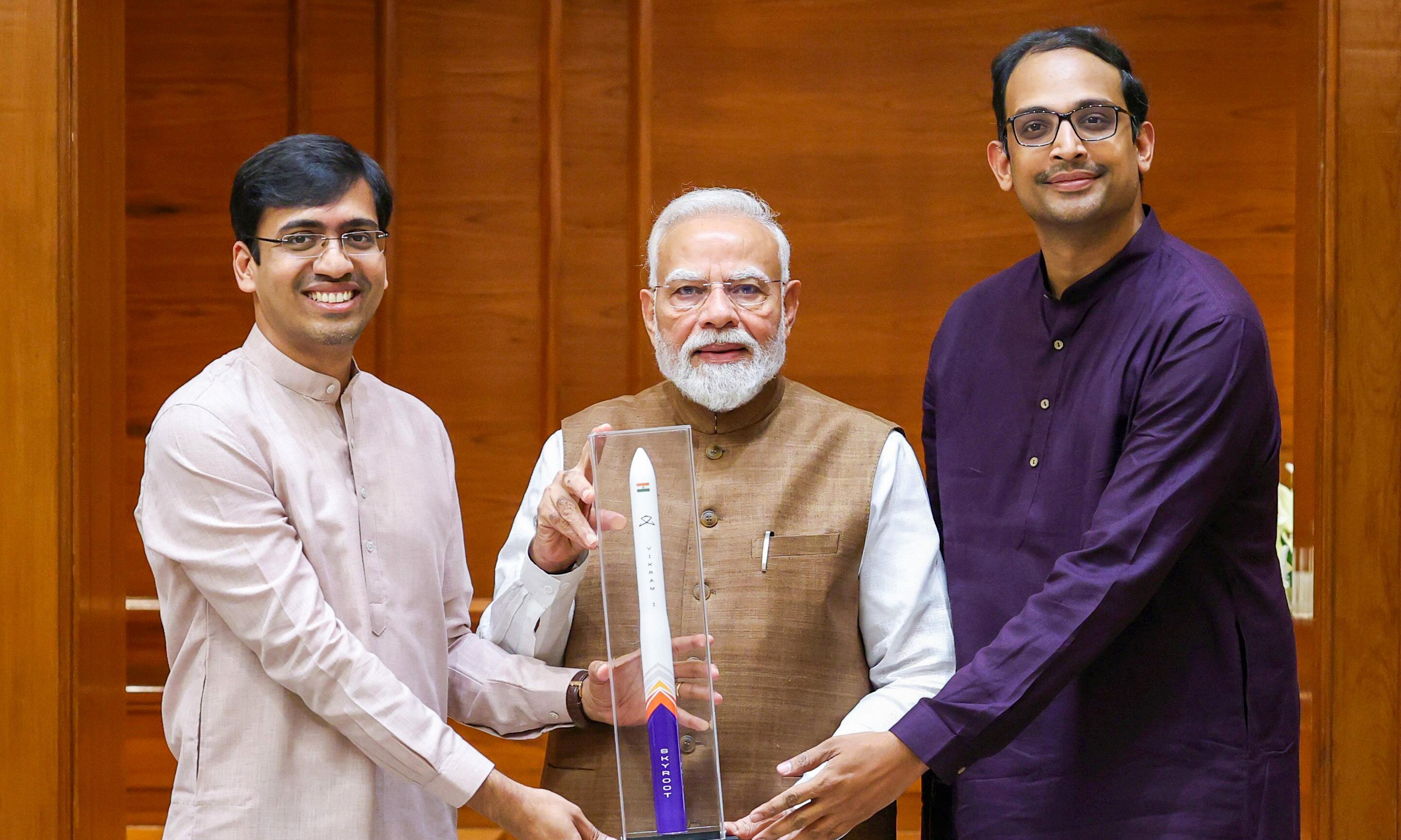 Skyroot's Vikram-1 Success Signals India's Soaring Private Space Ambitions to PM Modi