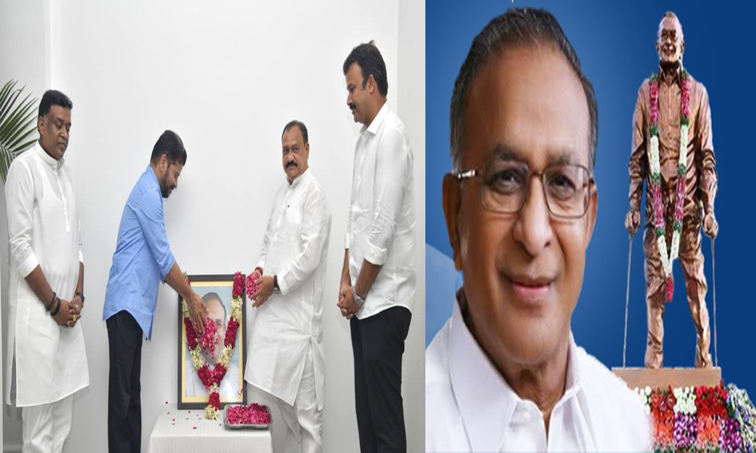 CM Revanth Pays Tributes To Former Union Minister S Jaipal Reddy
