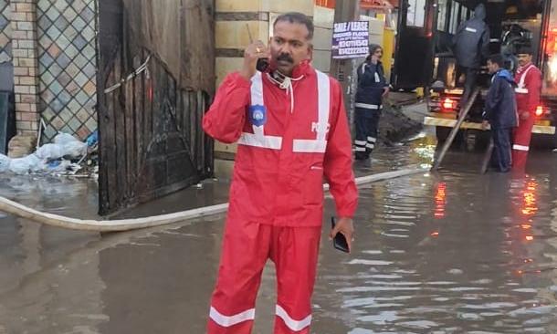 JCP Traffic Appeals City Residents To Remain Alert During Rain; Inspects Waterlogging Points