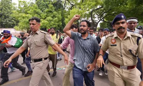 NHRC Takes Suo Motu Cognisance of Police Action During CJP Protest NHRC Takes Suo Motu Cognisance of Police Action During CJP Protest