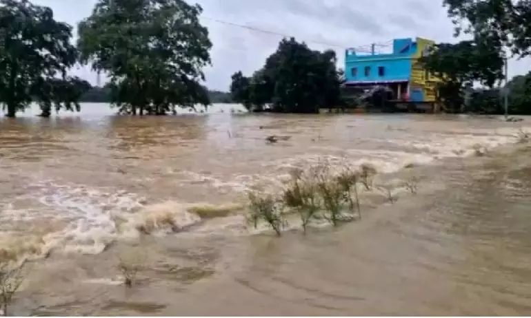 Odisha: Flood Situation Worsens in Balasore as Budhabalanga, Jalaka Overflow Odisha: Flood Situation Worsens in Balasore as Budhabalanga, Jalaka Overflow
