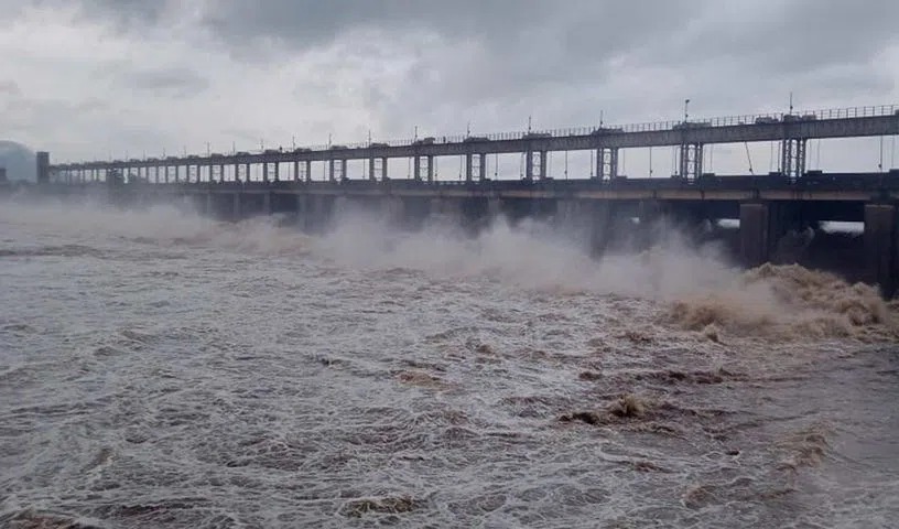 Godavari Level Rises With Lifting of 22 Taliperu Project Gates