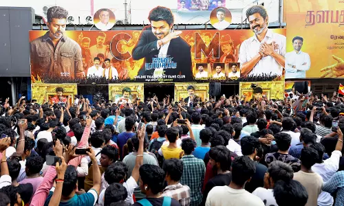 Children at A-Rated Jana Nayagan Screenings Disrupt Shows in Chennai Children at A-Rated Jana Nayagan Screenings Disrupt Shows in Chennai